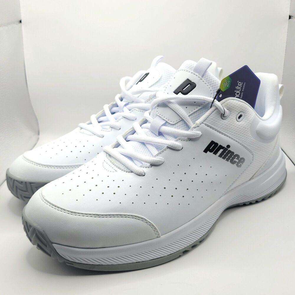 Prince Advantage Lite 3 Mens Size 12 White Black Pickleball Tennis Shoes NWT